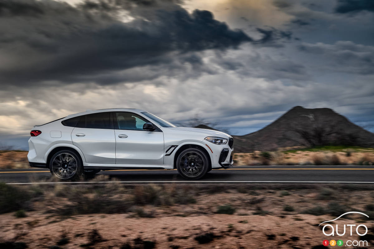 BMW X6 M Competition, profil